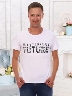 Future(белый) футболка муж. р.60, кулирка с лайкрой (95%хлопок 5%лайкра)
