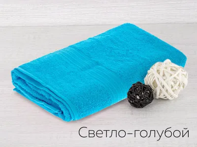 Полотенце махр. Байрамали 40*70 см(430гр)(светло-голубой) 