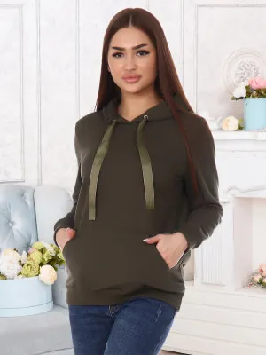 Жанна(хакки) толстовка(джемпер) р.40, 80% хлопок,15% п/э,5% лайкра