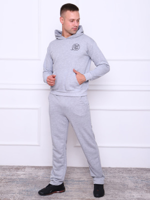 Ричард(меланж) костюм р.58, 80% хлопок, 20% п/э