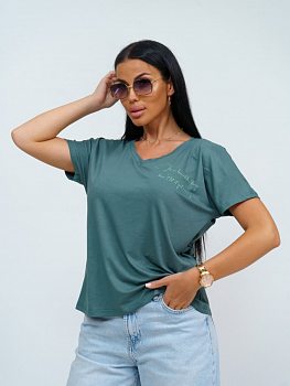 Оксана(зеленый) футболка р.66 