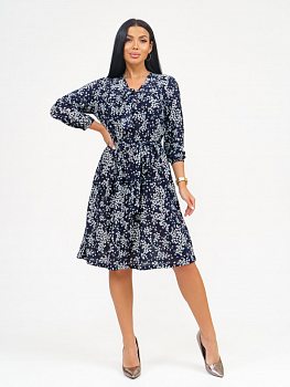 Сонет(незабудка) платье р.50, 100%п/э