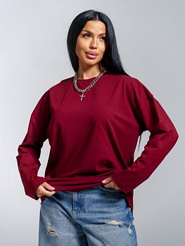 Лика(бордо) лонгслив р.44