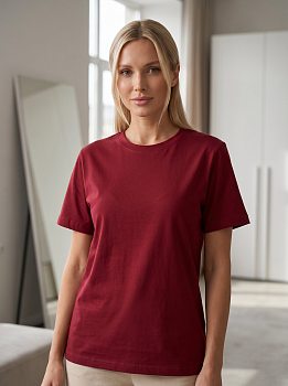 Бриджит(бордо) футболка р.50