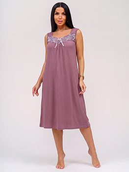 Анжелика(сирень) сорочка ноч. р.60