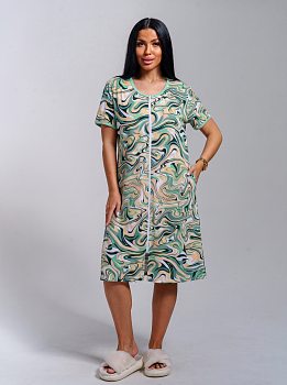 Амина(зеленый) халат р.50